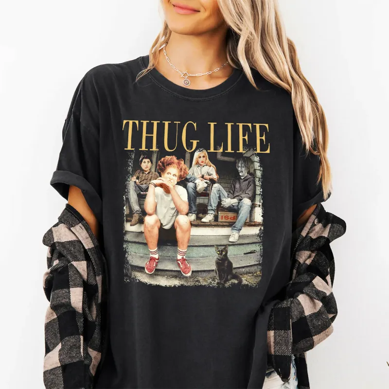 Thug Life Funny Halloween Movie Graphic Tee sold by Roxie’s Picks
