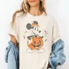Vintage Mickey Pumpkin Cute Halloween Graphic Tee sold by Roxie’s Picks