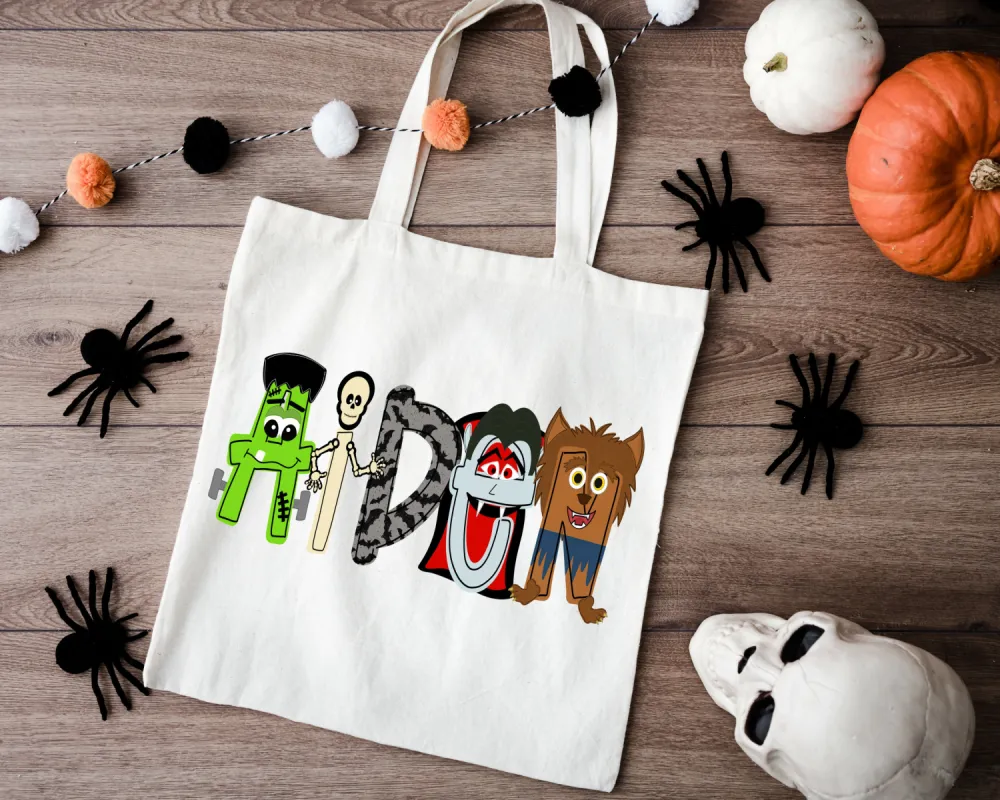 Personalized Trick or Treat Tote | 11 Options sold by Roxie’s Picks
