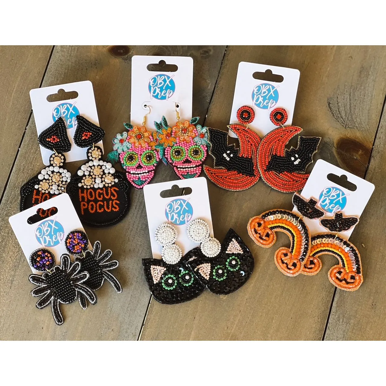 Hocus Pocus Cauldron Halloween Seed Bead Dangle Earrings sold by Roxie’s Picks product image thumbnail 5