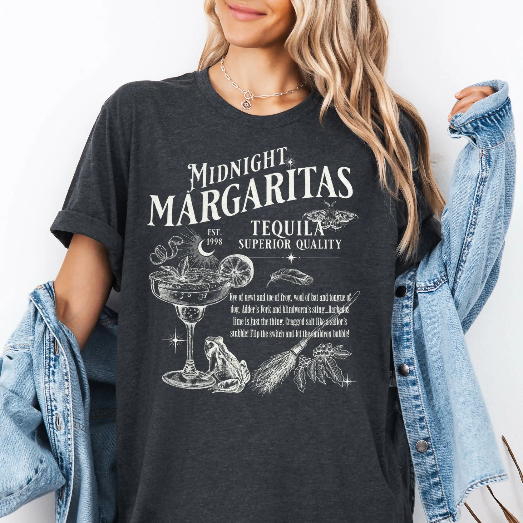 Midnight Margaritas Halloween Movie Graphic Tee sold by Roxie’s Picks