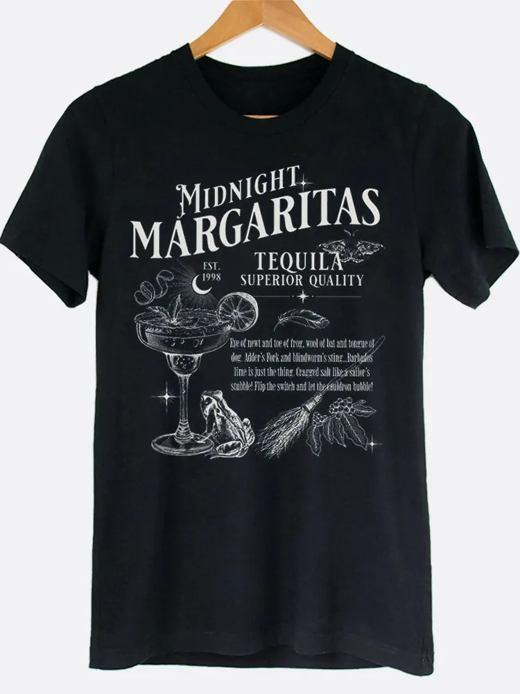 Midnight Margaritas Halloween Movie Graphic Tee sold by Roxie’s Picks product image thumbnail 3