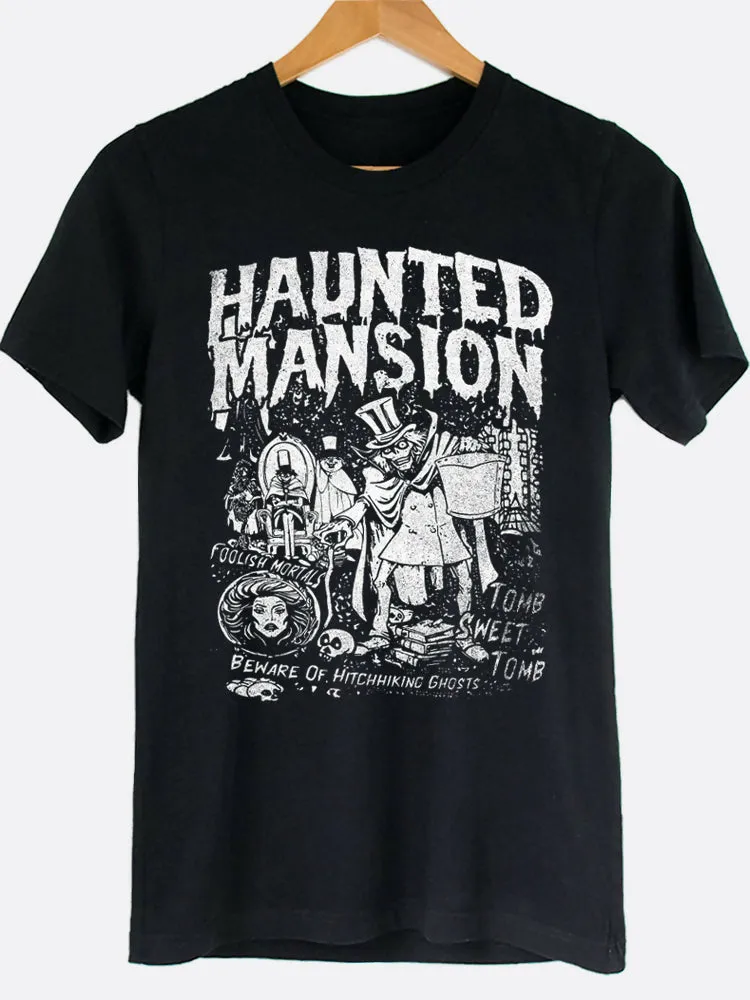 Haunted Mansion Halloween Graphic Tee sold by Roxie’s Picks product image thumbnail 2