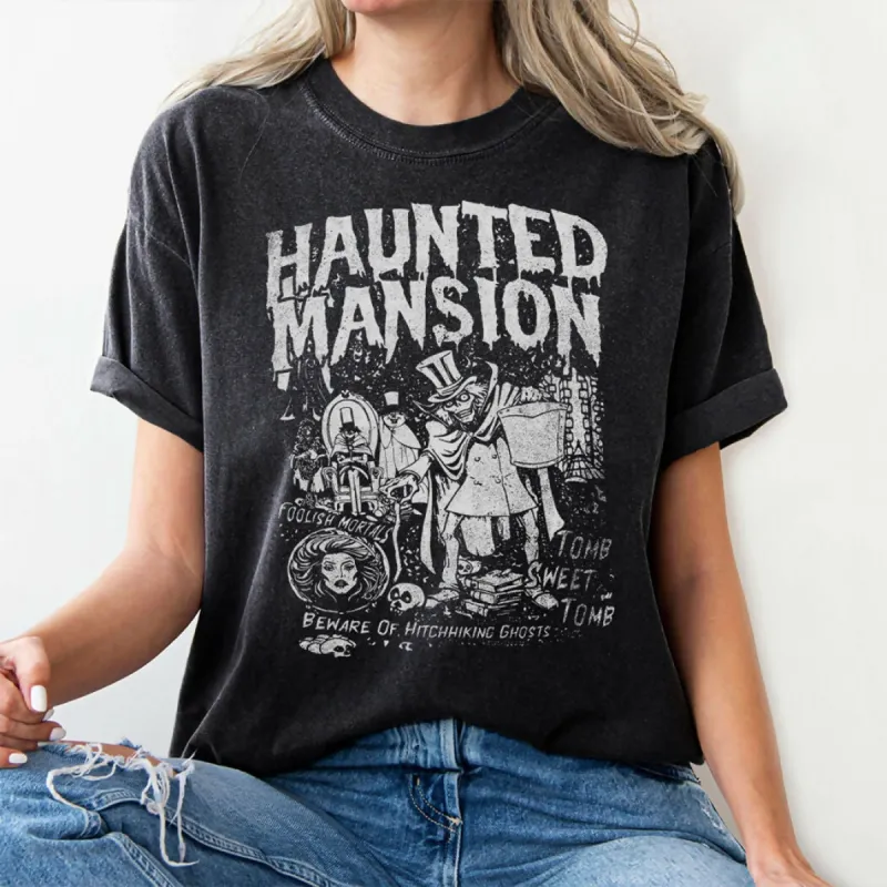 Haunted Mansion Halloween Graphic Tee sold by Roxie’s Picks