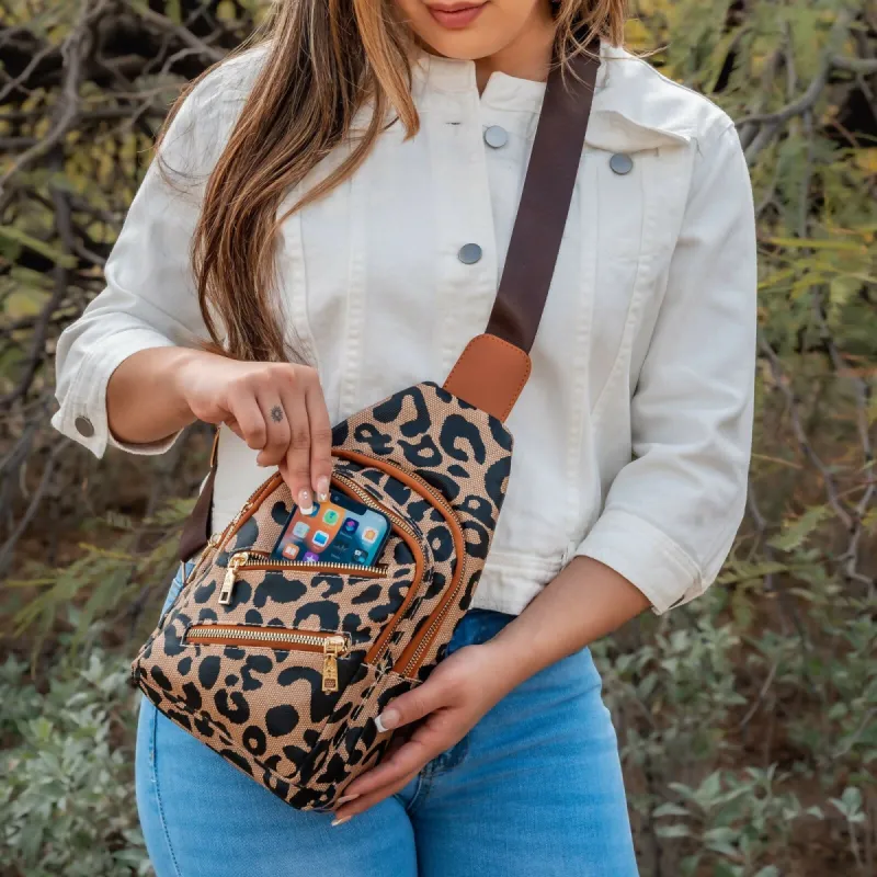 Vegan Leopard Sling sold by Roxie’s Picks