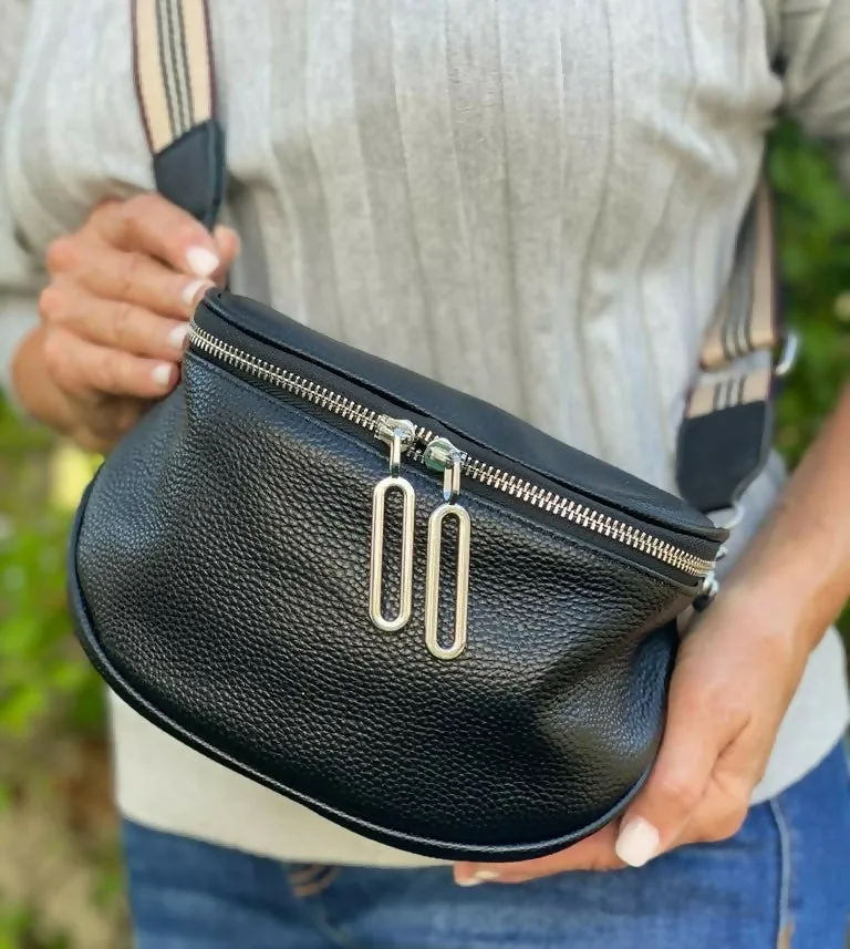 Genuine Leather Sling Bag sold by Roxie’s Picks