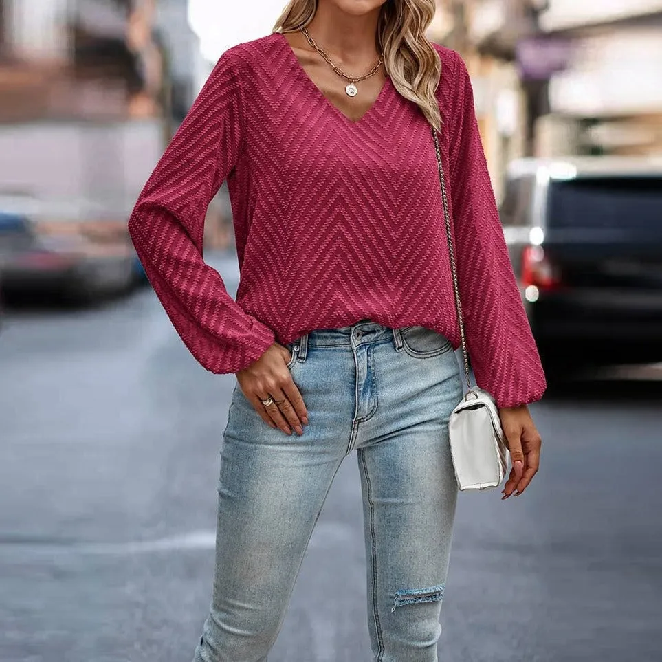 Chevron Charm Blouse sold by Roxie’s Picks