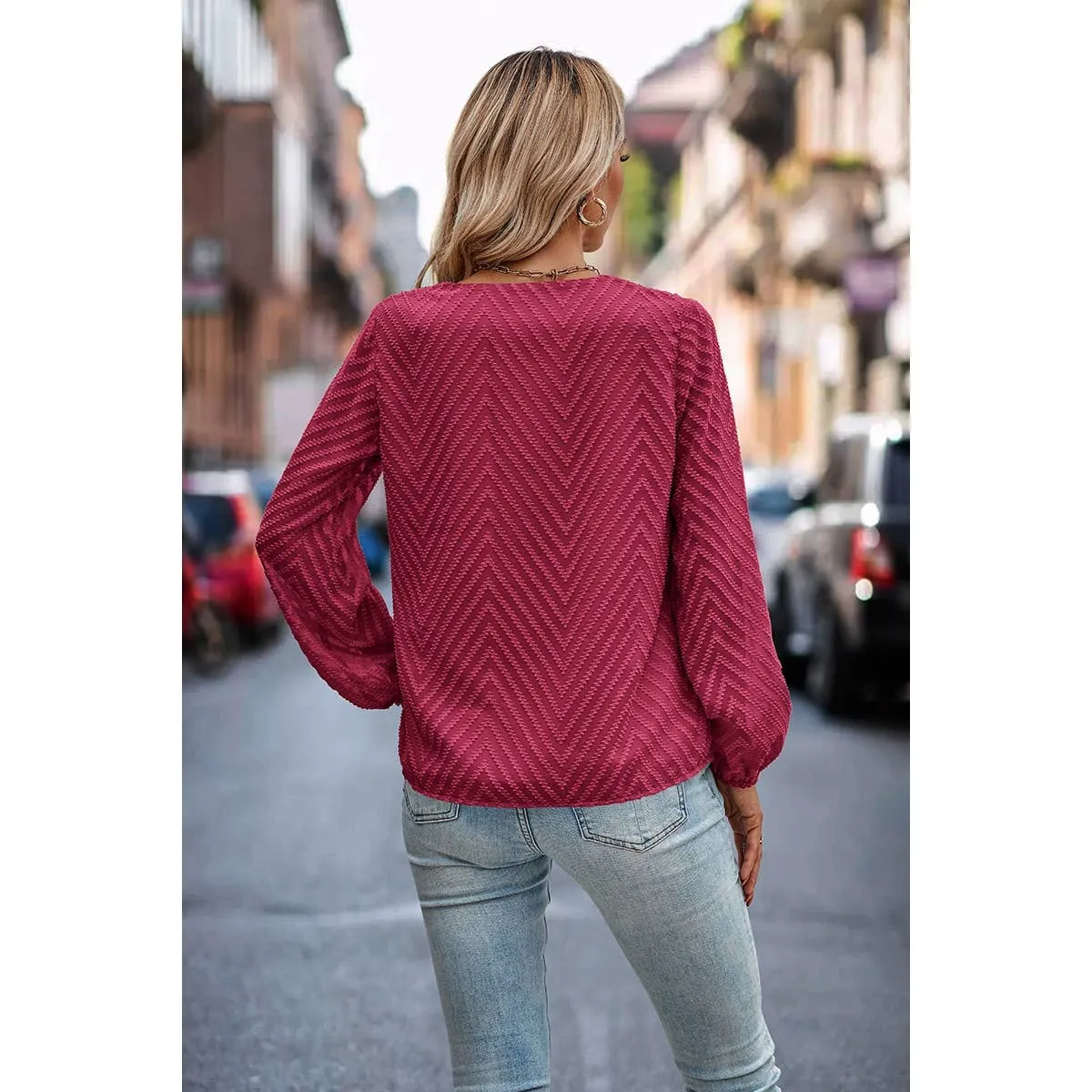 Chevron Charm Blouse sold by Roxie’s Picks product image thumbnail 2