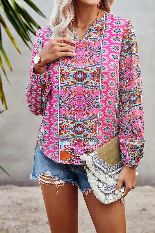 Boho Breeze Blouse sold by Roxie’s Picks product image thumbnail 5