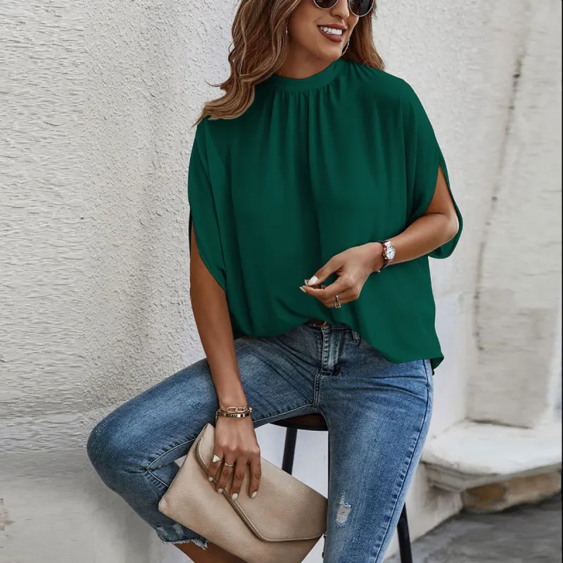 Luxe Drapes Blouse sold by Roxie’s Picks