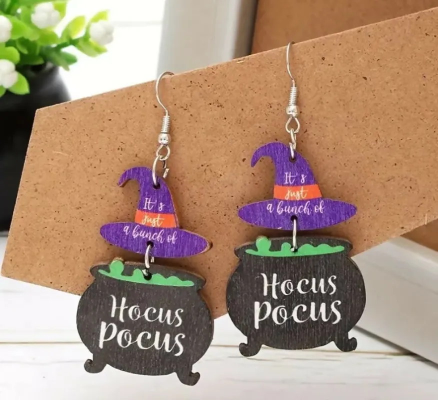 Hocus Pocus Cauldron Earrings sold by Roxie’s Picks