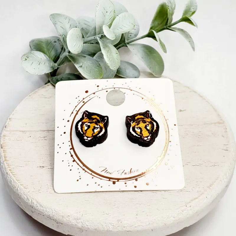 Tiger Wood Studs sold by Roxie’s Picks