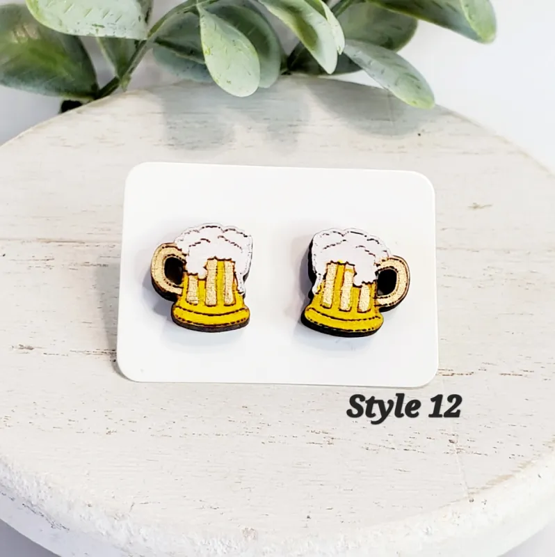 KC Wood Studs | Style 12 sold by Roxie’s Picks