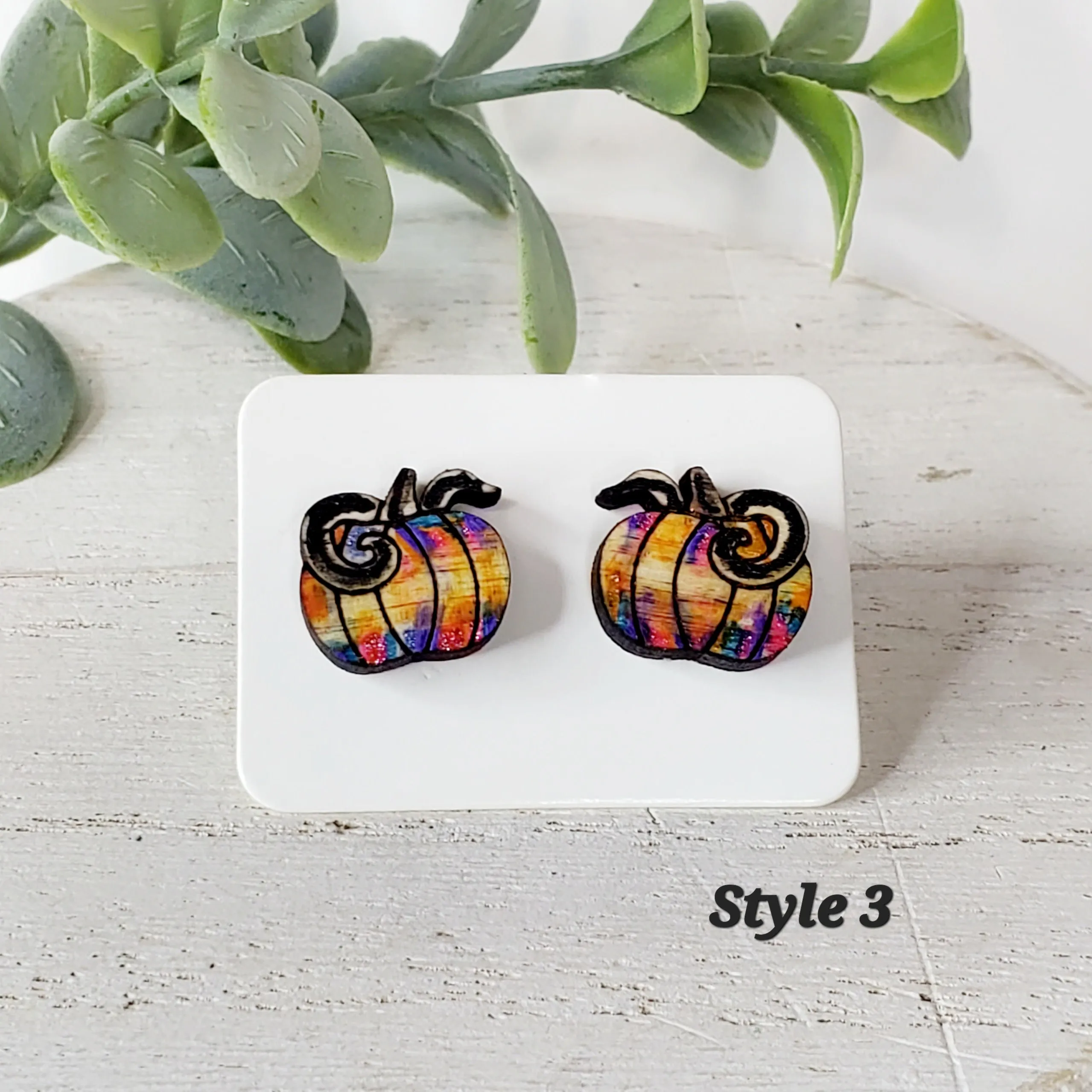 Witch Wood Studs | Style 3 sold by Roxie’s Picks