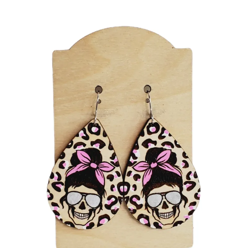 Mom Skull Teardrop sold by Roxie’s Picks