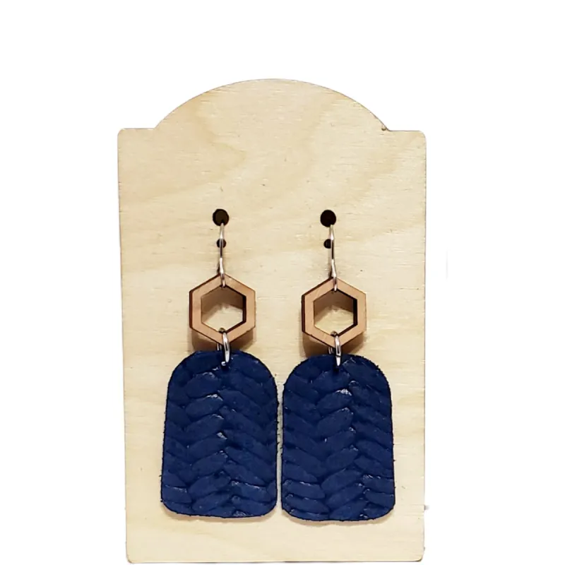 Boho Navy Earrings sold by Roxie’s Picks