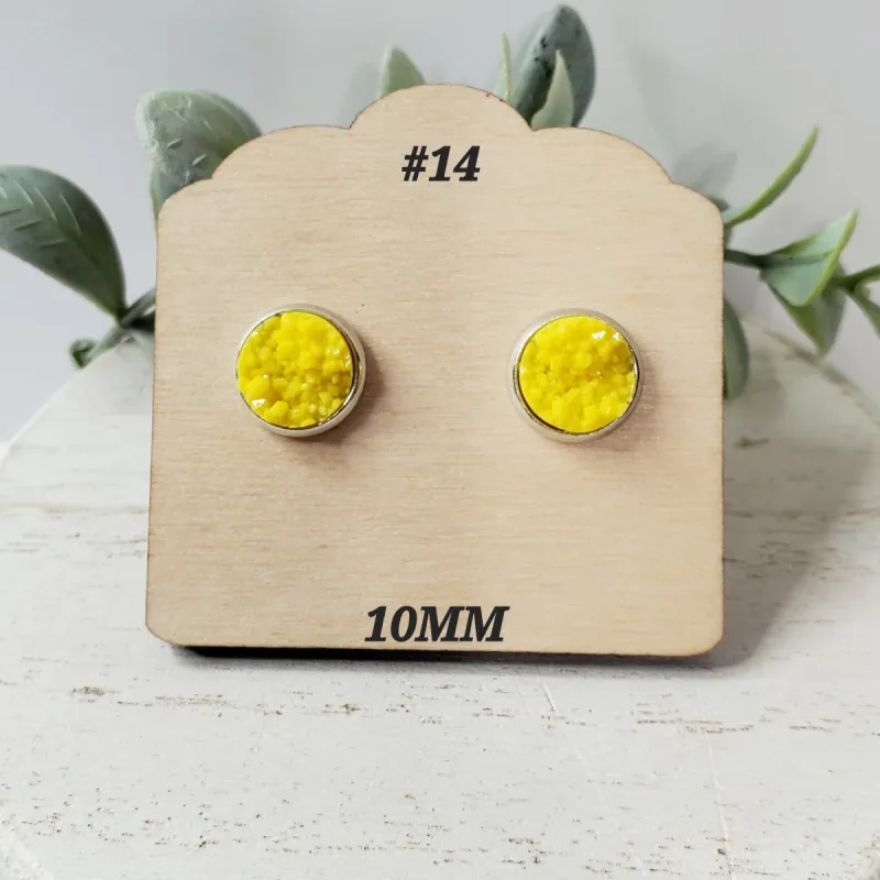 Yellow Studs sold by Roxie’s Picks