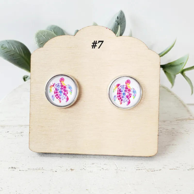 Sea Turtle Studs sold by Roxie’s Picks
