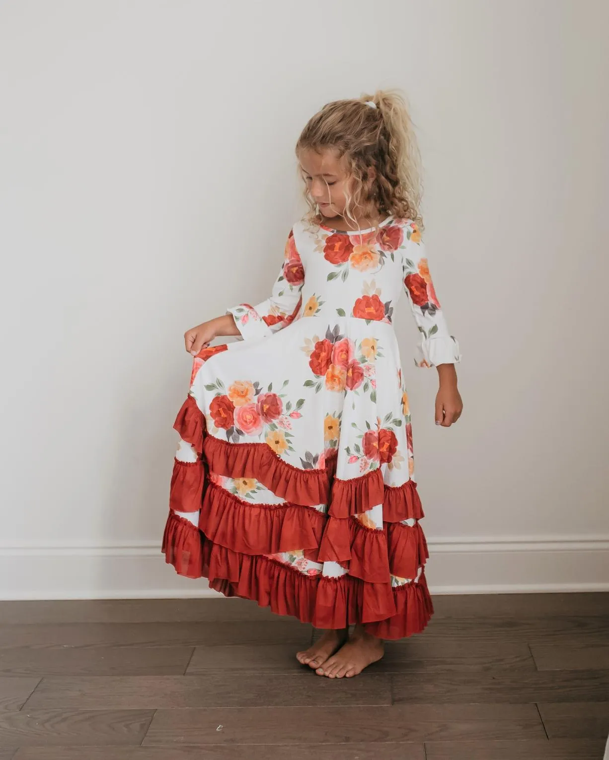 Autumn Ruffles Dress sold by Roxie’s Picks product image thumbnail 5
