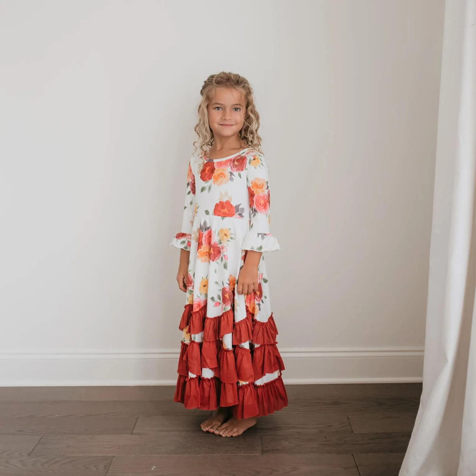 Autumn Ruffles Dress sold by Roxie’s Picks product image thumbnail 4