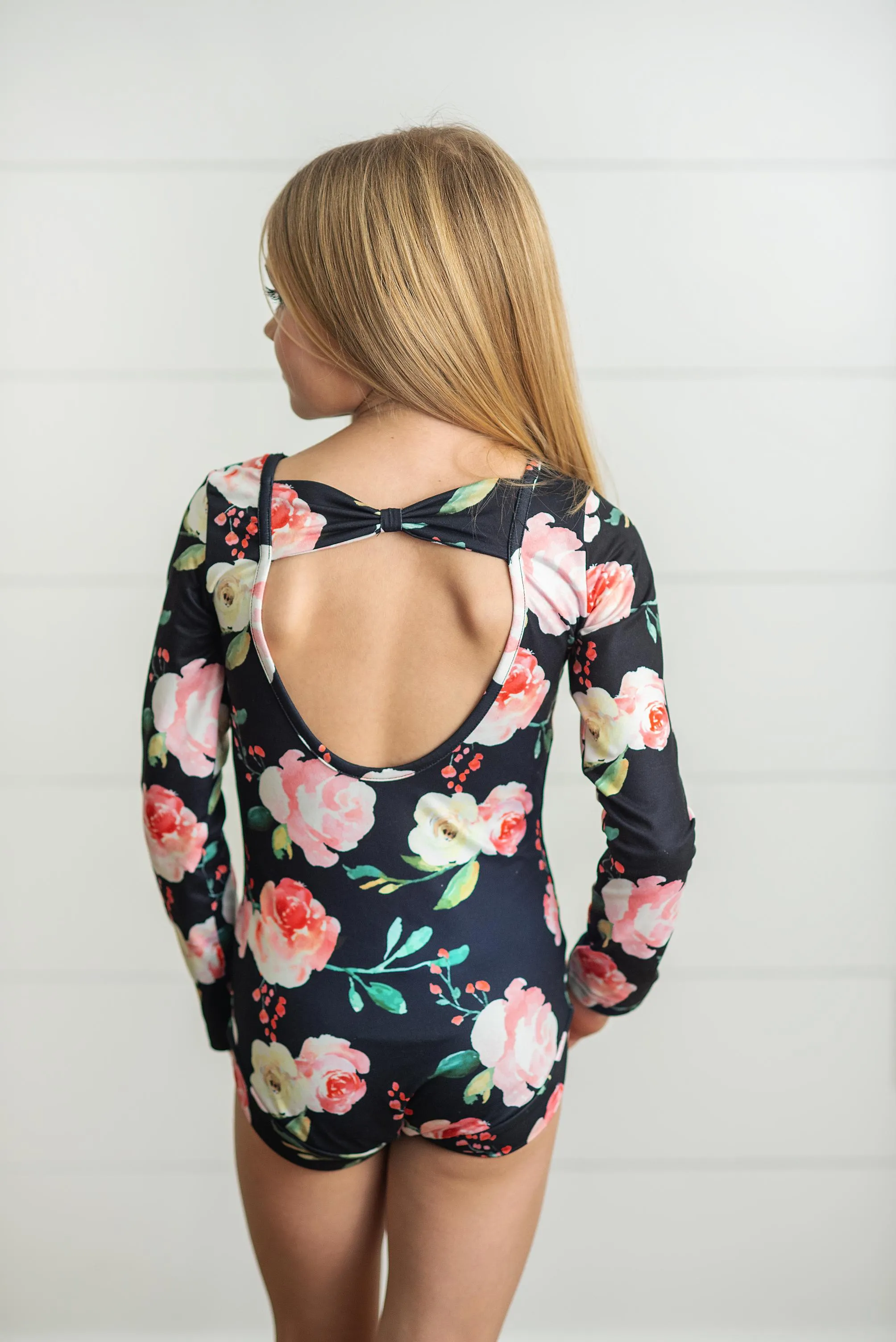 Black Floral Leotard sold by Roxie’s Picks product image thumbnail 3
