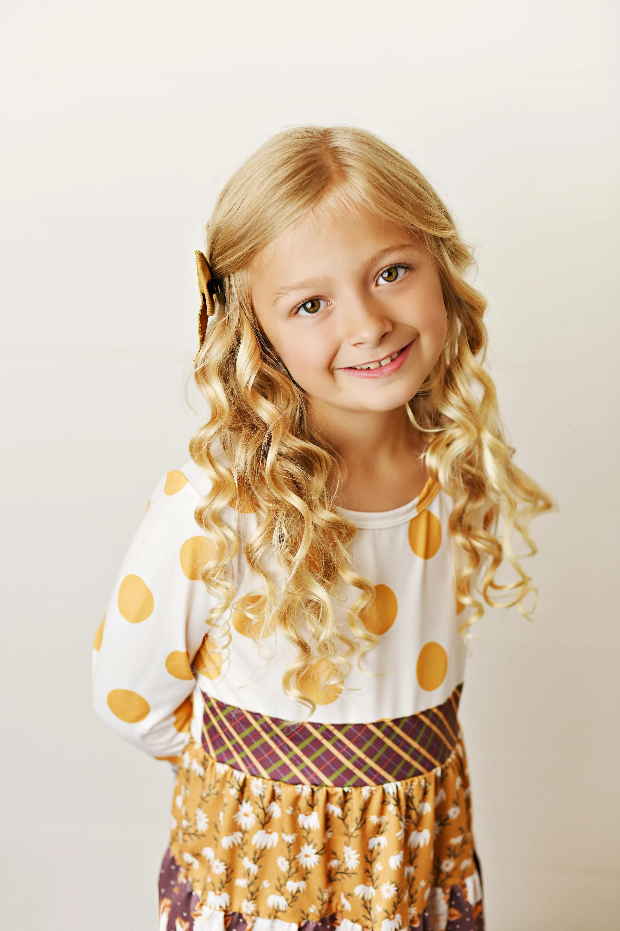 Tiered Mustard Dress sold by Roxie’s Picks product image thumbnail 3