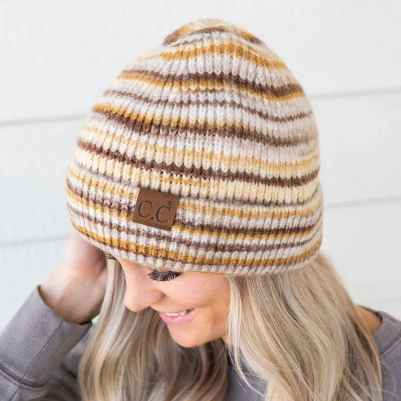 CC Stripe Color Block Beanie sold by Roxie’s Picks