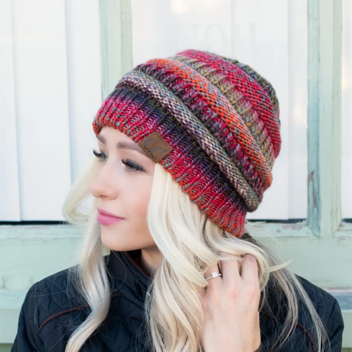 CC Comfy Striped Beanie sold by Roxie’s Picks product image thumbnail 5