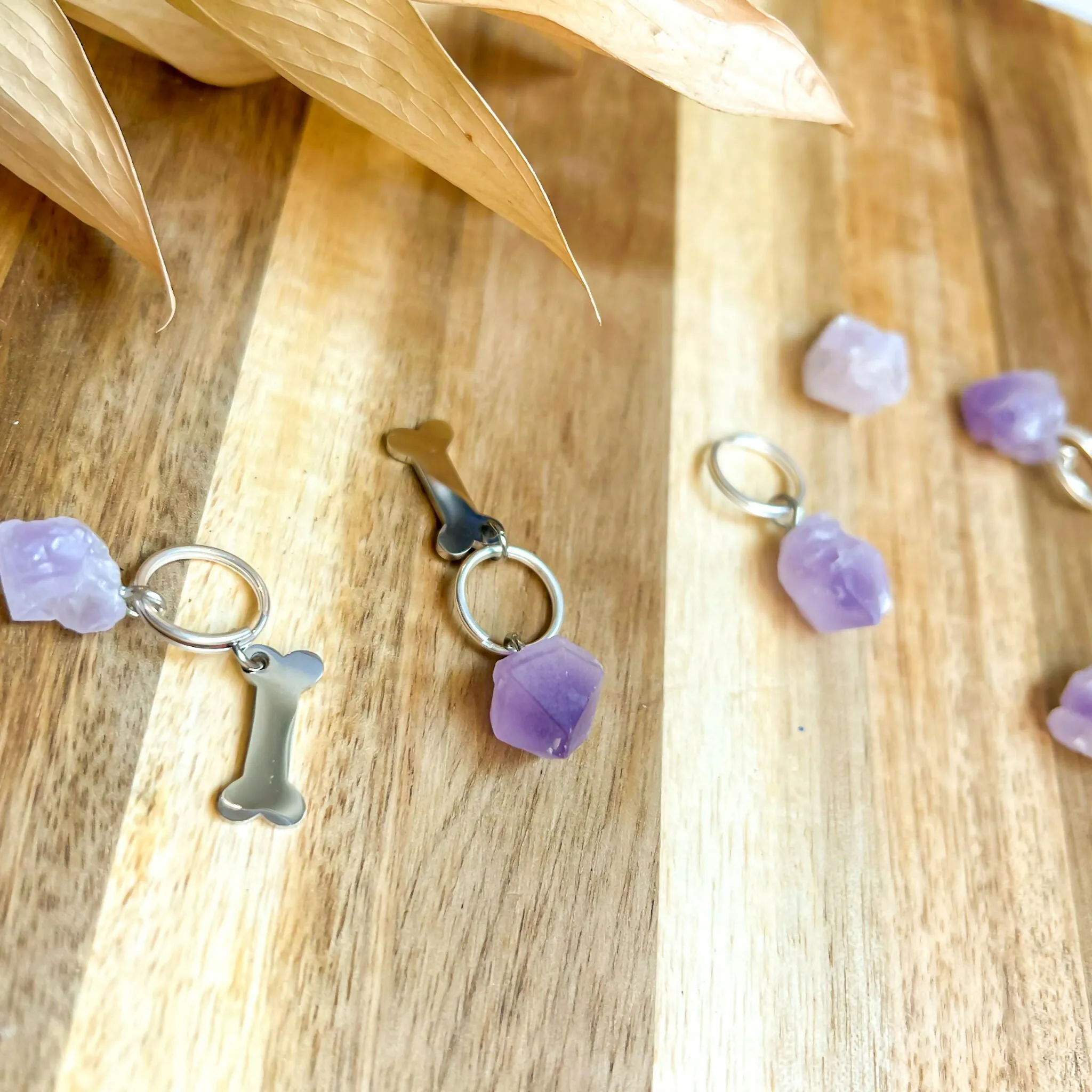 Amethyst Charm for Happy Pets! Dog Charm, Dog Mom charm, Crystal lovers | Holistic healing sold by Roxie’s Picks product image thumbnail 4