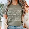 Crisp Mornings Fall List Bella Graphic Tee sold by Roxie’s Picks