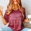 Crisp Mornings Fall List Bella Graphic Tee sold by Roxie’s Picks