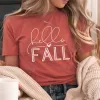 Hello Fall With Heart Bella Graphic Tee sold by Roxie’s Picks