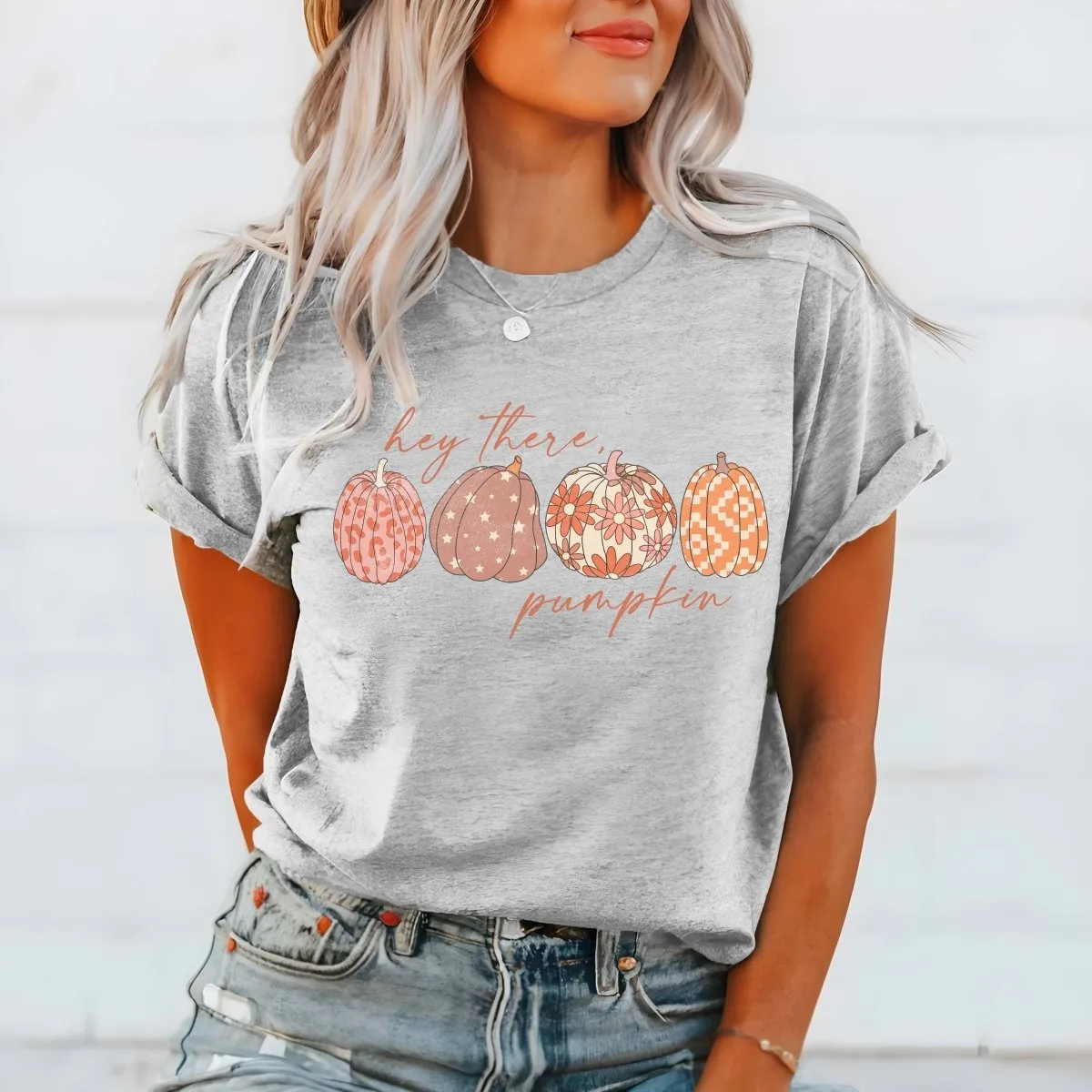 Hey There Pumpkin Bella Graphic Tee sold by Roxie’s Picks product image thumbnail 4