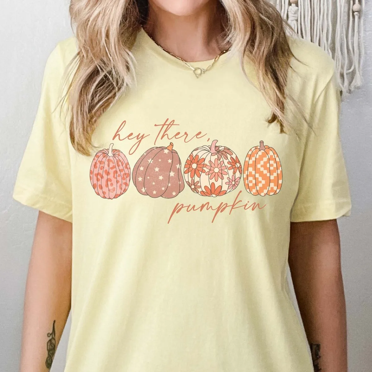 Hey There Pumpkin Bella Graphic Tee sold by Roxie’s Picks product image thumbnail 3