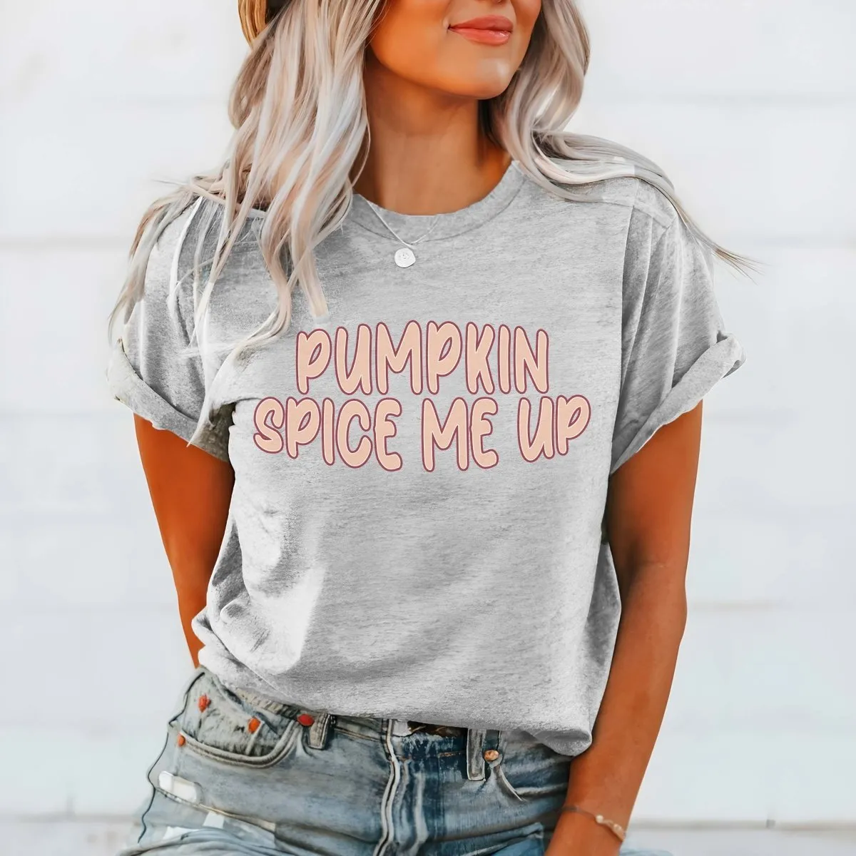 Pumpkin Spice Me Up Bella Graphic Tee sold by Roxie’s Picks product image thumbnail 3