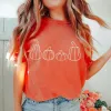 Pumpkins In A Row Comfort Color Graphic Tee sold by Roxie’s Picks