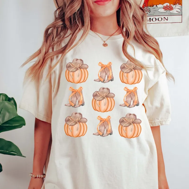Pumpkin Country Collage Comfort Color Graphic Tee sold by Roxie’s Picks