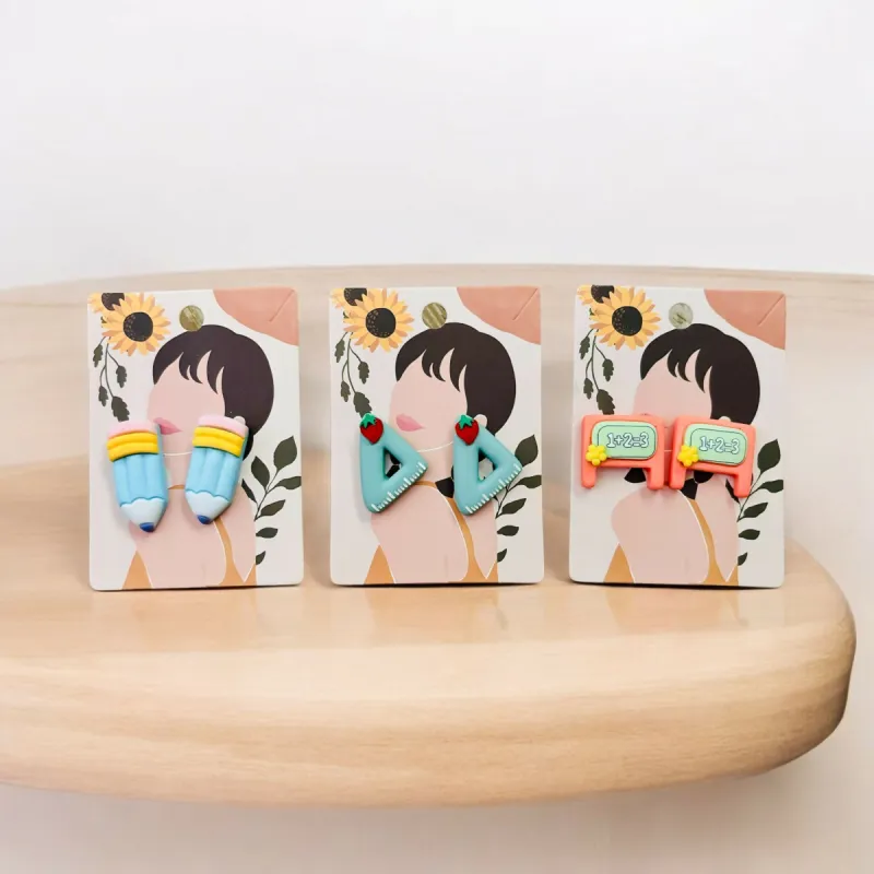 Set of 3 Back to School Teacher Earrings sold by Roxie’s Picks