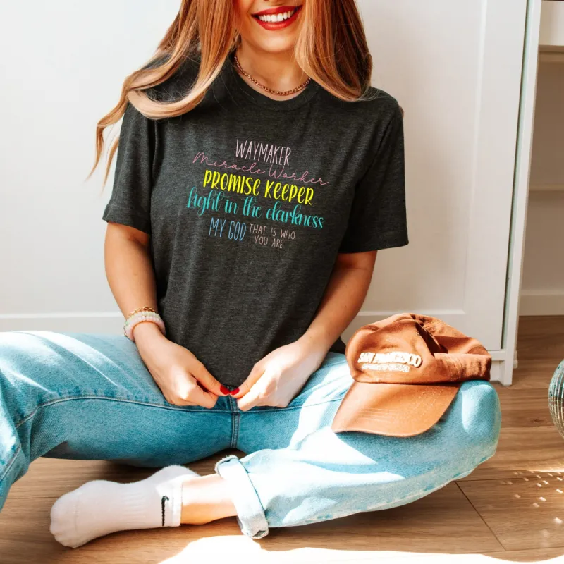 Waymaker Miracle WorkerWomen's Graphic Tee sold by Roxie’s Picks