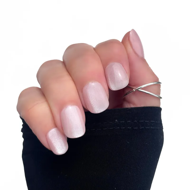 30 Pcs Press on Nails -Light Pink Cat Eye made by Roxie’s Picks