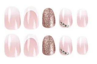 24 Pcs Press on Nails -Ombre French Bronze sold by Roxie’s Picks product image thumbnail 2