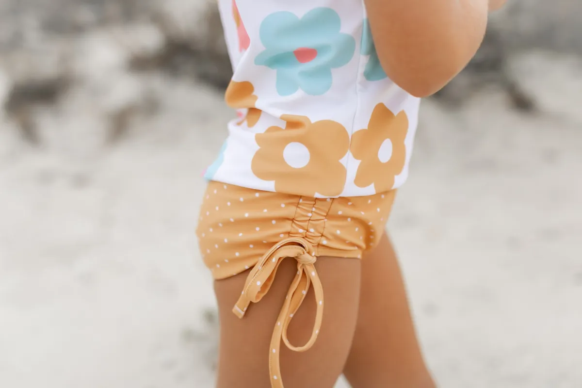 Flower Rash Guard Swimsuit sold by Roxie’s Picks