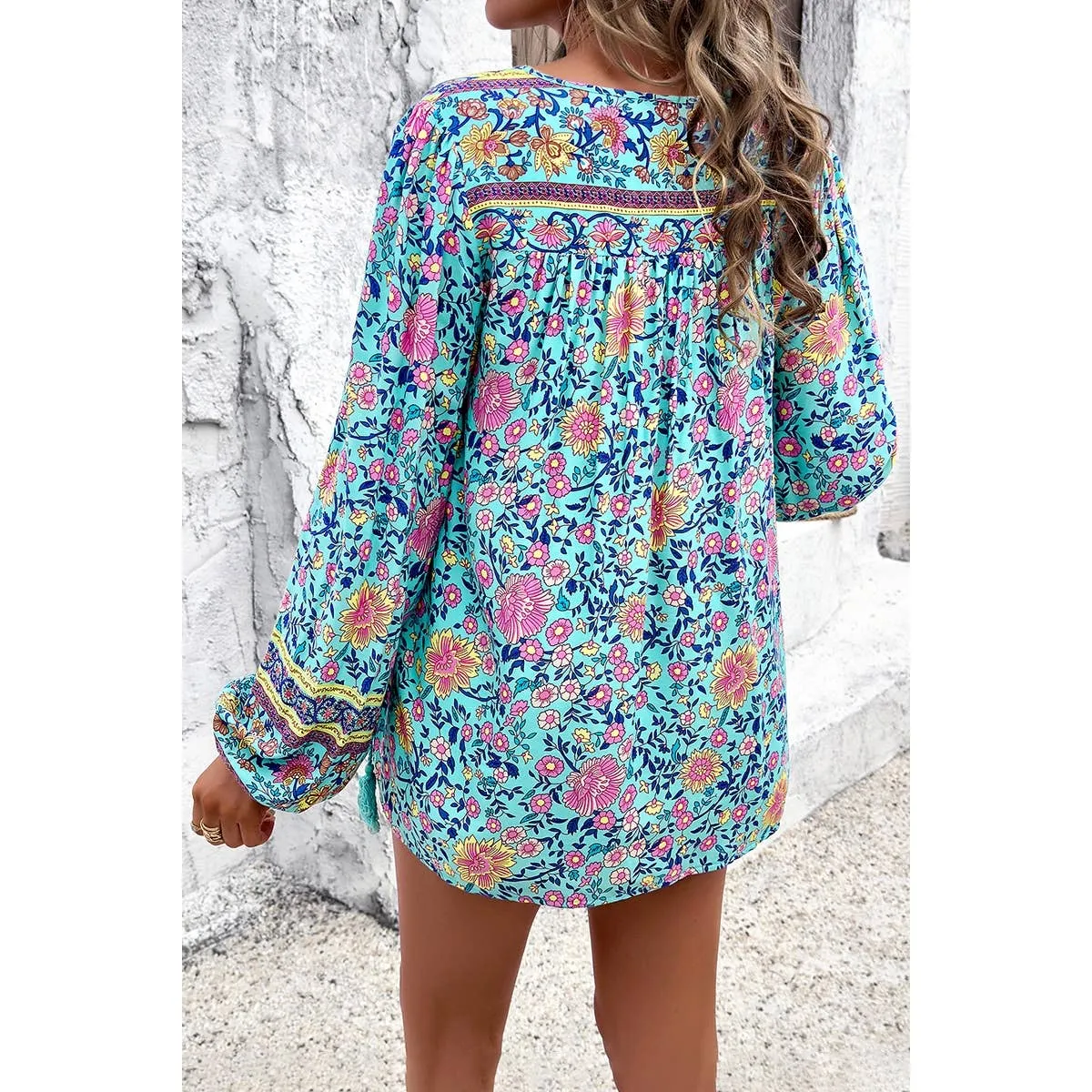 Floral Wanderlust Blouse sold by Roxie’s Picks product image thumbnail 5