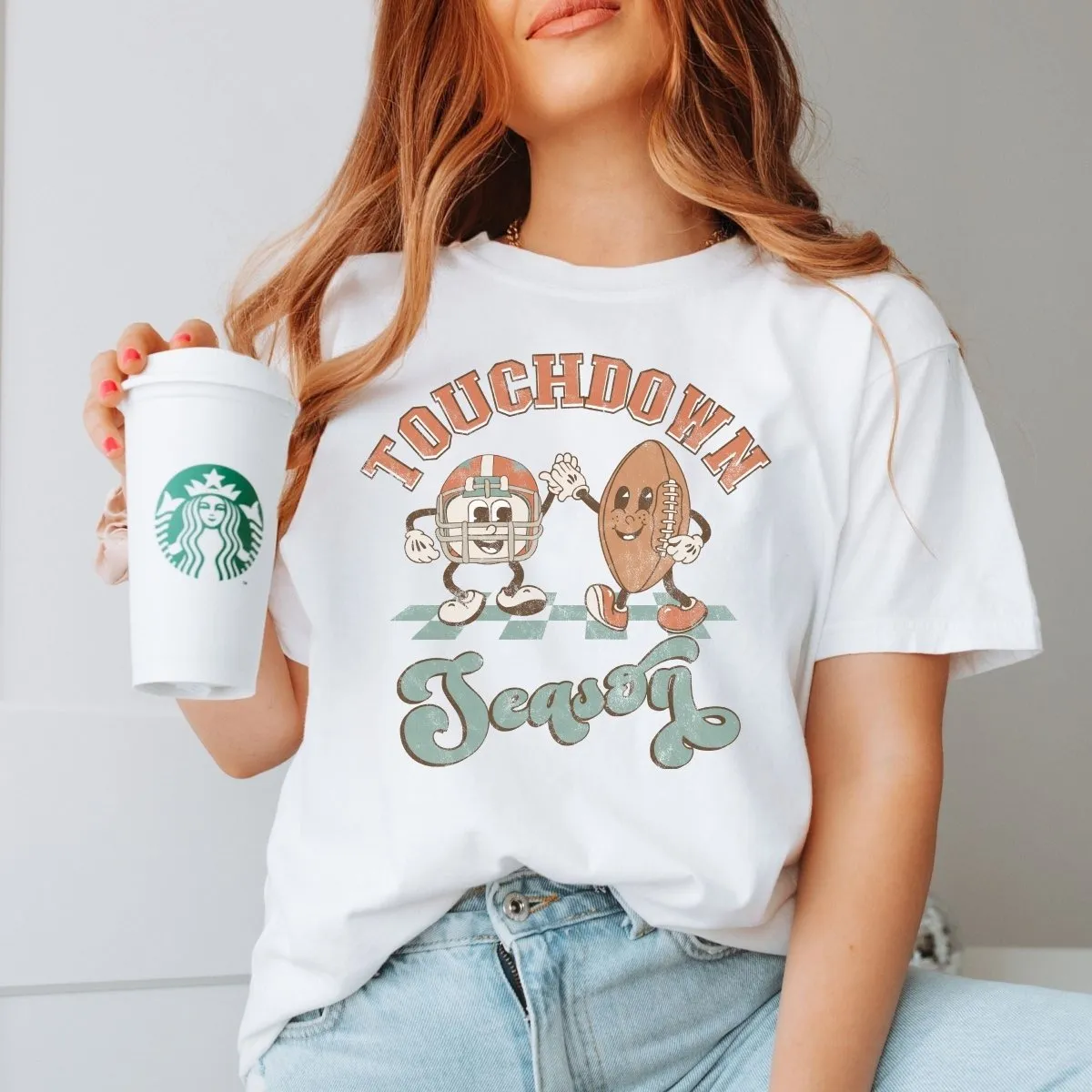 Touchdown Season Comfort Color Tee sold by Roxie’s Picks product image thumbnail 3