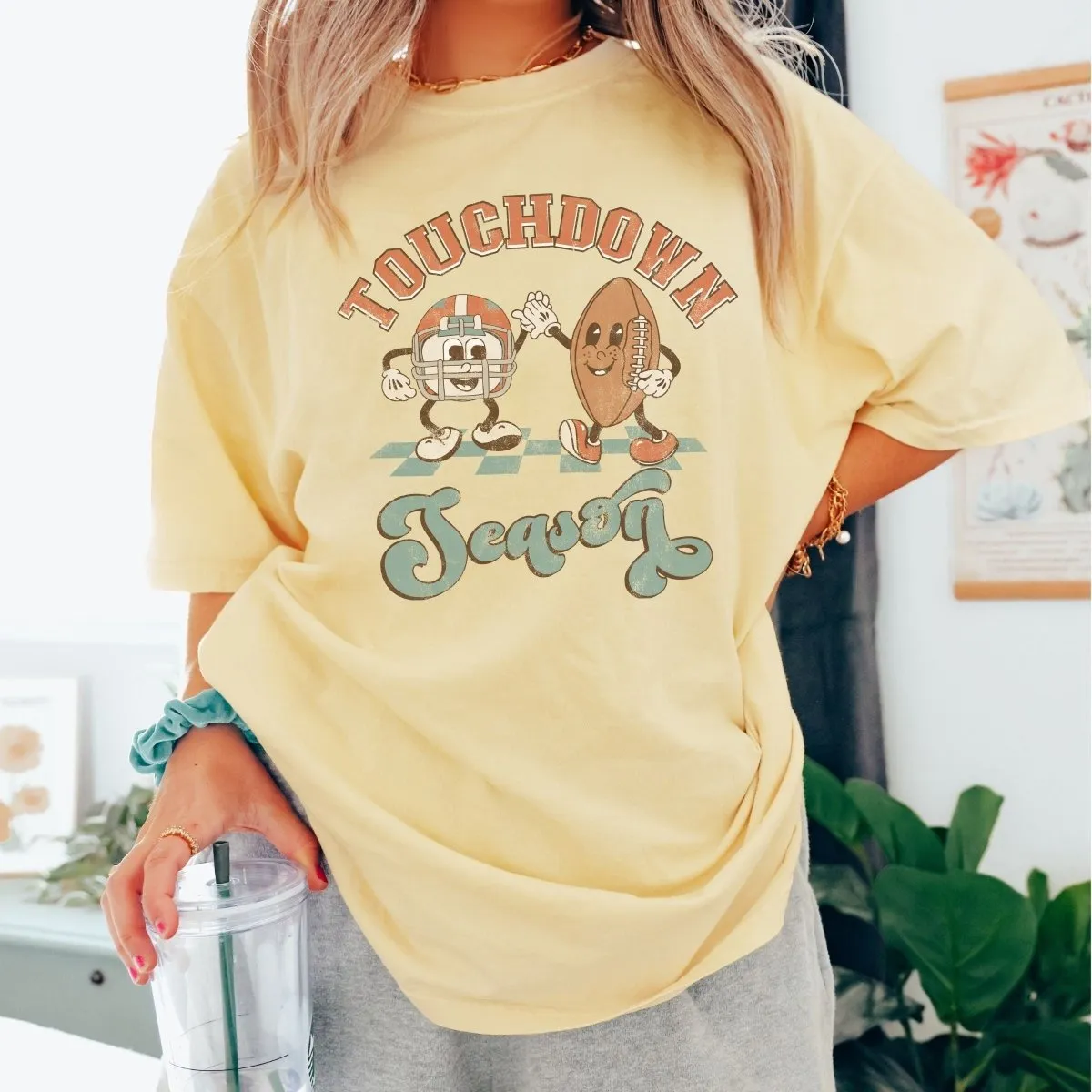 Touchdown Season Comfort Color Tee sold by Roxie’s Picks product image thumbnail 2