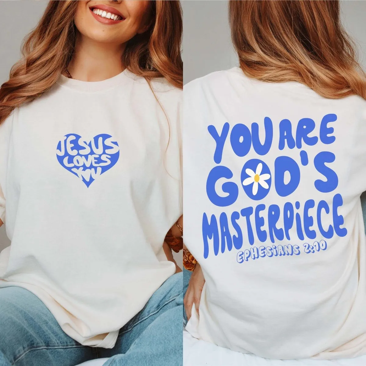 God's Masterpiece Comfort Color Tee With Front & Back Designs sold by Roxie’s Picks