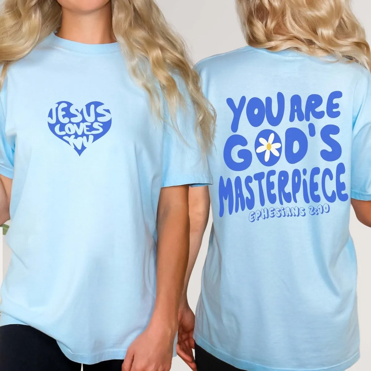 God's Masterpiece Comfort Color Tee With Front & Back Designs sold by Roxie’s Picks product image thumbnail 3