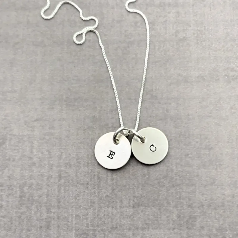 Tiny Sterling Silver Initial Necklace sold by Roxie’s Picks