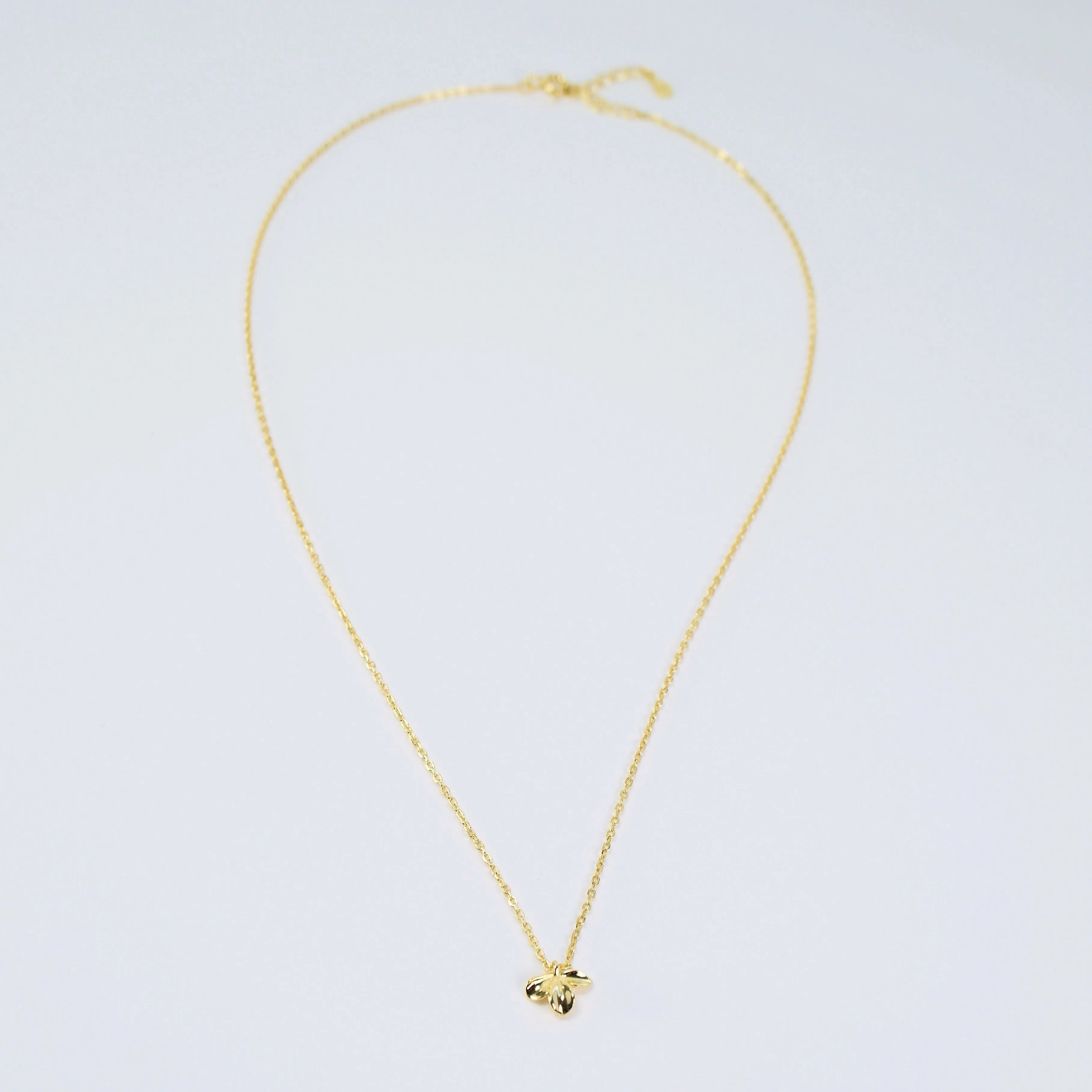 3D Flower Petals Pendant Necklace 18K Gold Vermeil sold by Roxie’s Picks product image thumbnail 4