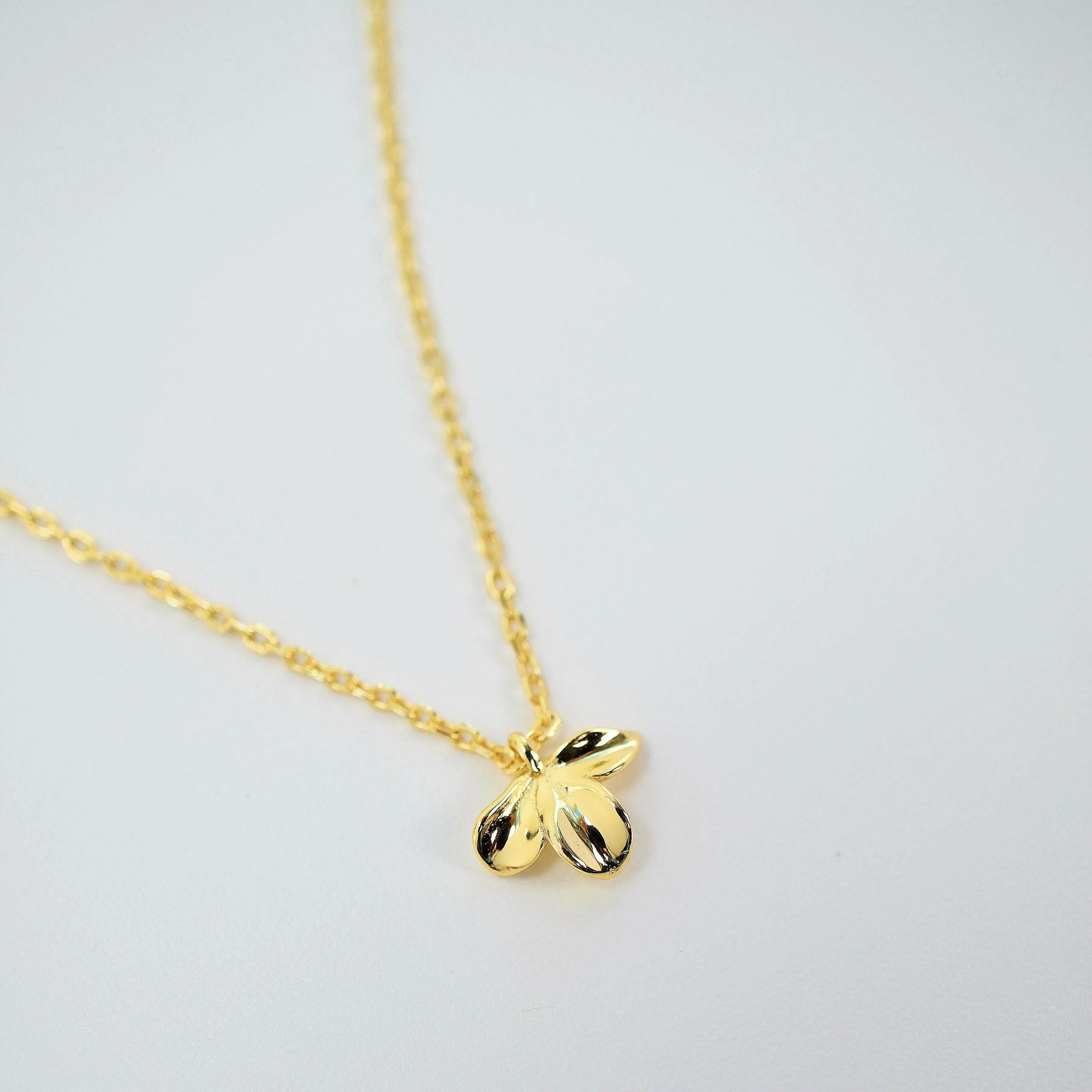 3D Flower Petals Pendant Necklace 18K Gold Vermeil sold by Roxie’s Picks product image thumbnail 2